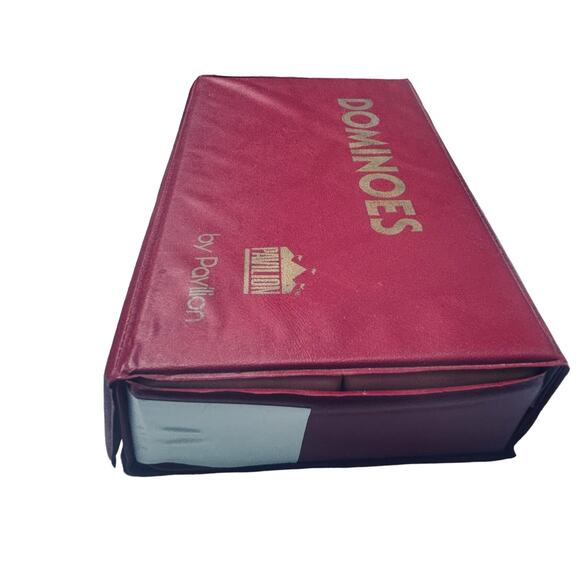 Vintage Dominoes By Pavilion With Instructions Case & 55 Dominoes - Picture 4 of 7